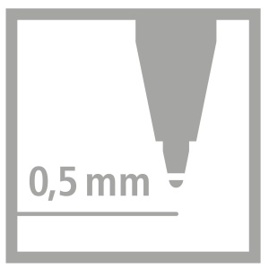 Rechizita STABILO EASYoriginal - Patroni refill 0,5 mm, 20 buc, albastru - Img 5