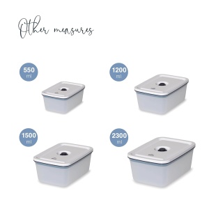 Recipient alimentar Lacor 69691, 550 ml, din Polypropylen, BPA-free - Img 5