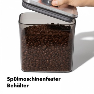 Recipient pentru cafea OXO Steel POP, 1,6 l, cu capac din otel inoxidabil, cu lingura inclusa - Img 6