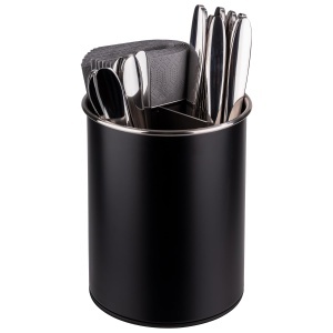 Recipient rotativ pentru tacamuri APS 11748, inox, 13 cm diametru, 3 compartimente - Img 2