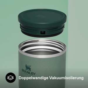 Recipient termic STANLEY 1913 Adventure To-Go 0.53L - Inox, Verde, Izolatie 6 ore - Img 5