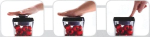 Recipient Vidat pentru Alimente Ibili 2000 ml Otel Inoxidabil ArgintiuNegruTransparent - Img 2