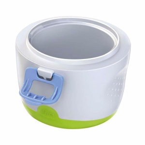 Recipiente termice Chicco Easy Meal pentru copii, set de doua recipiente si lingura de calatorie pentru copii, pahare de intarcare pentru bebelusi, mentine temperatura pana la 6 ore, fara BPA - 6+ luni, verde - Img 8