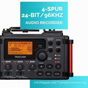 Recorder audio Tascam DR-60DmkII cu 4 canale, preamplificatoare HDDA - Img 2
