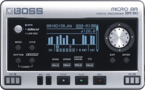 Recorder de teren BOSS BR-80 cu 8 piste, microfoane integrate, portabil - Img 7