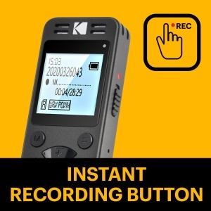 Recorder vocal Kodak VRC350, 8GB, autonomie 34 ore, MP3 integrat - Img 4