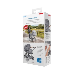 Reer RainCover Classic Protectie Universala pentru Carucior Material Eco-Friendly Fereastra Extra-Larga - Img 5