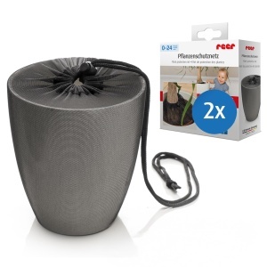 Reer Set Protectie Ghivece 2 Bucati Nylon Negru pentru Ghivece pana la 30 cm