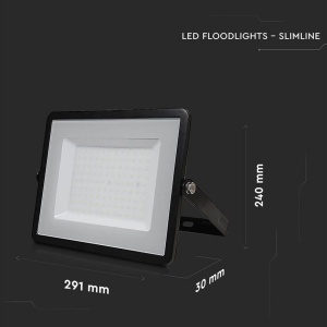 Reflector LED V-TAC 100W cu Chip Samsung, 8200 Lumen, Negru - Img 2