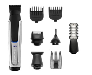 Remington Multi Hair Clipper & Beard Trimmer Men [Lithium G5] (incl. 9 capete/piepteni cu clips), masini de tuns parul, aparate de tuns barba, aparate de tuns corpul, aparate de tuns parul pentru urechi si nas, PG5000 - Img 3
