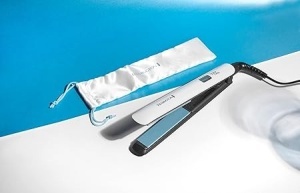 Remington Straightener Shine Therapy (invelis ceramic de inalta calitate imbogatit cu ingrediente micro-active pentru mai multa stralucire - Ulei de argan marocan si vitamina E) afisaj LCD, 150-230degC, placa de indreptat parul S8500 - Img 2