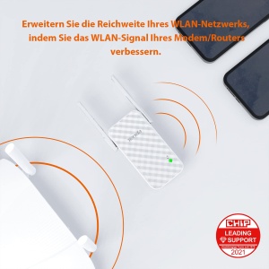 Repetitor WLAN Tenda A9, N300, 2 antene externe, 300 Mbps - Img 2