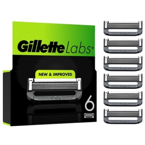 Rezerve lame Gillette Labs pentru barbati compatibile cu toate aparatele Gillette Labs set 6 bucati