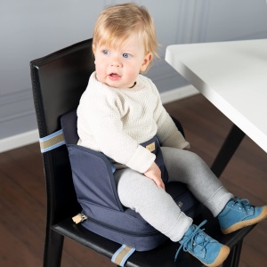 roba Booster Seat - Scaun mobil gonflabil pentru copii cu panouri laterale ridicate - Scaun de inaltare flexibil pentru acasa si in deplasare - Img 3