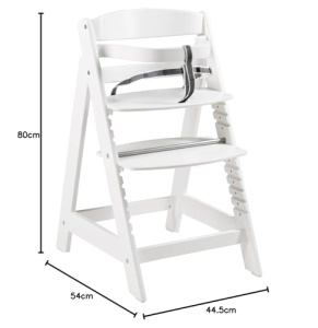 Roba Sit Up Click Scaun Inalt Evolutiv din Lemn Alb pentru Copii si Tineret - Img 7