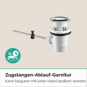 Robinet baie hansgrohe Zesis S 230 mm, crom, economisire apa, cu aerator - Img 8
