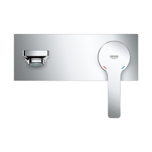 Robinet de baie GROHE Lineare, montaj pe perete, finisaj Supersteel mat - Img 4
