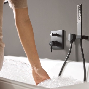 Robinet de cada hansgrohe Finoris, 2 functii, Negru mat - Img 2