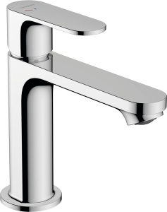 Robinet pentru chiuveta hansgrohe Rebris S, crom, cu sistem EcoSmart, 109 mm