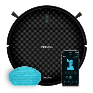 Robot de aspirare Cecotec Conga M10 X-Treme 2000Pa Navigatie giroscopica Autonomie 120 min
