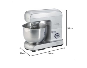 Robot de bucatarie Ariete Pastamatic Gourmet 1596 Beige 10 viteze Mixer din sticla 15L - Img 11