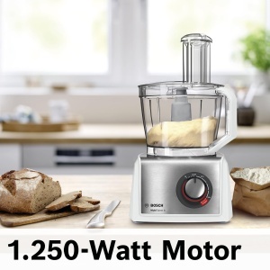 Robot de bucatarie Bosch MultiTalent 8, 1250 W, bol XXL 3.9 L, mixer 1.5 L, albotel - Img 2