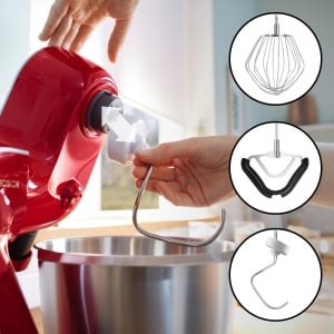 Robot de bucatarie Bosch MUM5X734, 3.9 L, 1000 W, Dark Red - Img 9