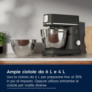 Robot de bucatarie Electrolux E6KM1-4BPT, 6L si 4L, multifunctional - Img 3