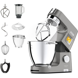Robot de bucatarie Kenwood Titanium Chef Patissier XL KWL90034SI 7L 1400W functie de incalzire Argintiu