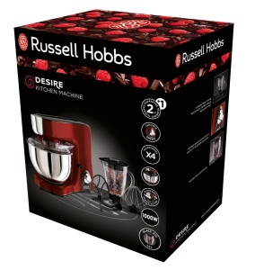 Robot de bucatarie Russell Hobbs Desire, 5L, 1000W, Rosu - Img 4