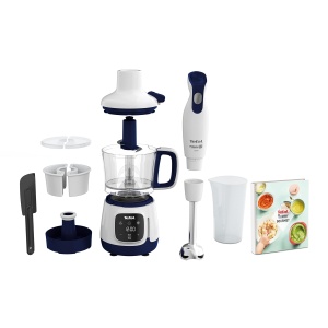 Robot de bucatarie Tefal HB55W4 Yummy Gourmet, 1000 ml, albalbastru - Img 2