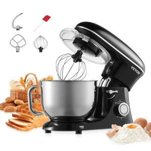Robot de bucatarie VEVOR SM-1560N 1400W 568L multifunctional negru