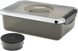 Robot de bucatarie WMF Kuchenminis, 150W, 5 cutite, inox Cromargan, cutie salata to-go - Img 9