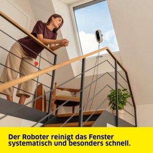 Robot de curatat geamuri KARCHER RCW 2 Extra, 5 moduri de curatare, 70 ml rezervor - Img 5