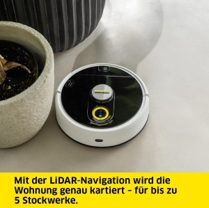Robot de curatenie KARCHER RCF 3, navigare LiDAR, aplicatie smart, 120 min autonomie - Img 5