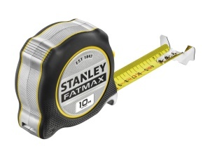 Rola de masurat STANLEY FATMAX XTREME 10m, cu frana de deget, 32mm, cu haken mare - Img 2