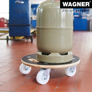 Rola de transport WAGNER MM 1108, 300 kg, 38 cm, cu maner - Img 6