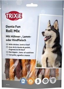Rola mestecat TRIXIE Denta Fun Mix 250 g, 10 cm, fara zahar