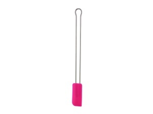 ROSLE Razuitor de aluat Pink Charity Edition spatula de aluat de inalta calitate ca ajutor pentru coacere si gatit silicon rezistent la uzura 26 cm in