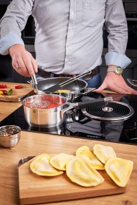 ROSLE Razuitor de aluat spatula de aluat de inalta calitate ca ajutor pentru coacere si gatit silicon durabil -30degC pana la 200degC negru foarte mar - Img 3