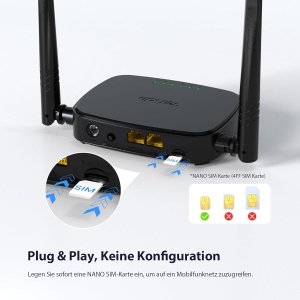 Router 4G Tenda 4G03 Pro, LTE, 150 Mbits, 300 Mbits WLAN - Img 4