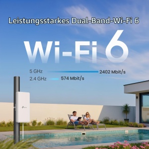 Router exterior TP-Link Archer NX500, WiFi 6, 5G, IP66 - Img 5