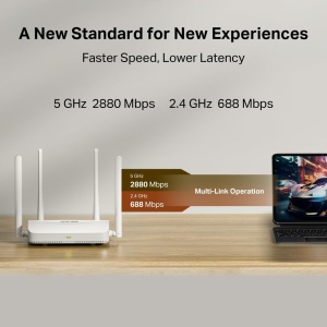 Router Wi-Fi 7 Mercusys MR25WBE, Dual-Band 3600 Mbps, 4 Porturi Gigabit, Alb - Img 4