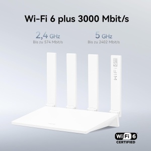 Router WiFi HUAWEI AX3 New, Wi-Fi 6, 3000 Mbits, alb - Img 2