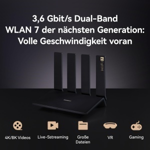 Router WiFi HUAWEI BE3 Pro, 3.6 Gbits, Dual-Band, 2 Porturi 2.5 GE - Img 2