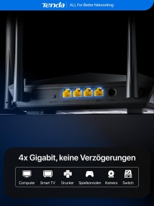 Router WLAN Dual-Band Tenda AC10, Gigabit 1200 MBits, 4 Porturi LAN - Img 5