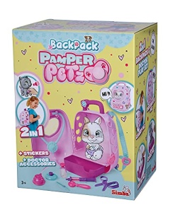 Rucsac 2-in-1 Simba Pamper Petz Vetpack Kit Veterinar cu Accesorii Roz pentru Copii 3 - Img 12