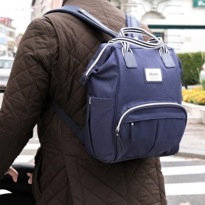 Rucsac multifunctional BEABA Wellington compartimente multiple albastru - Img 7