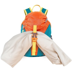 Rucsac pentru copii Cozary, rucsac pentru sporturi in aer liber impermeabil de 5 litri potrivit, rucsac confortabil pentru drumetii pentru copii, design respirabil, mini rucsac pentru copii de 1-3 ani, pentru scoala, calatorii, sport, portocaliu - Img 2