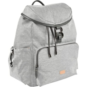 Rucsac pentru scutece Beaba Vancouver, capacitate 22 l, culoare gri deschis - Img 4